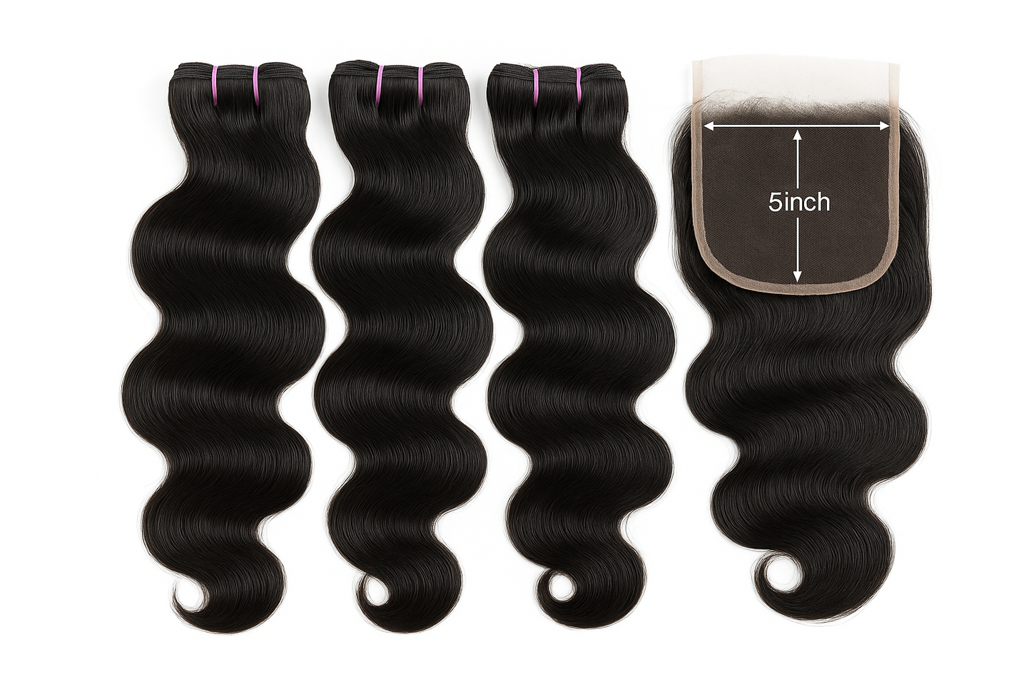 Bundle Deals With 5x5 Hd Closure